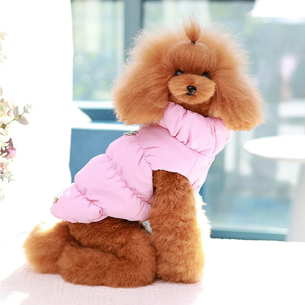 Cozy Winter Pet Jacket – Warm Padded Coat for Small Dogs