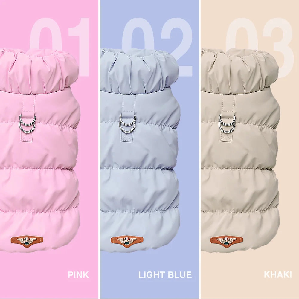 Cozy Winter Pet Jacket – Warm Padded Coat for Small Dogs